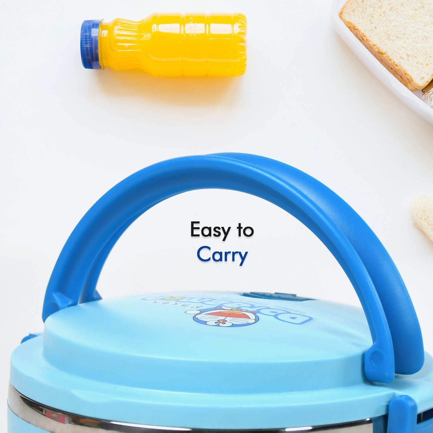 2874A Single Layer Doraemon Steel Lunch Box High Quality Premium Lunch Box For Office & School Use DeoDap 2874A Single Layer Doraemon Steel Lunch Box High Quality Premium Lunch Box For Office & School Use DeoDap